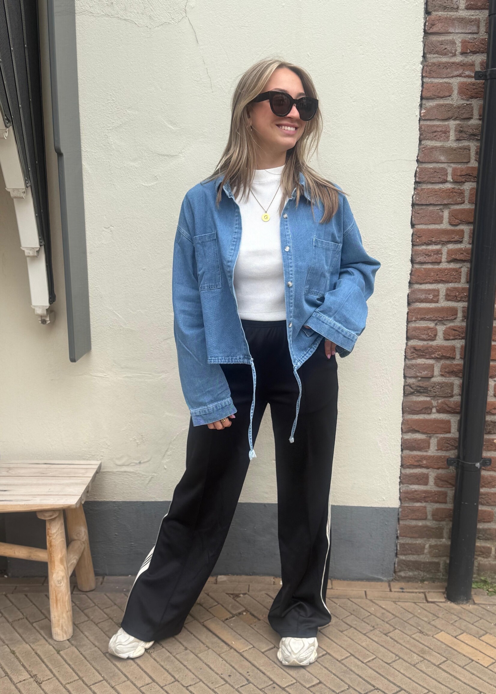 Not A label Billy Jeans blouse jacket