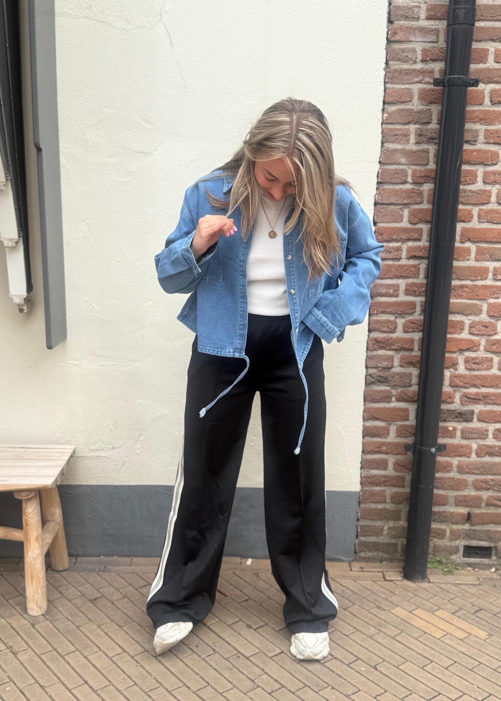 Not A label Billy Jeans blouse jacket