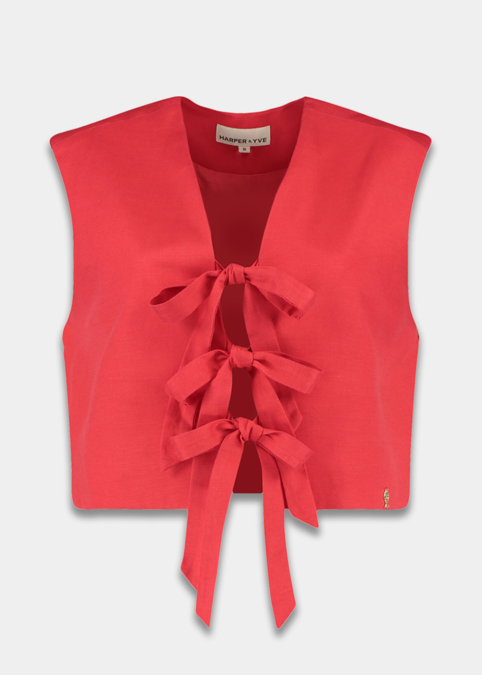 Harper & Yve Harper & Yve Shelby Gilet - Rood