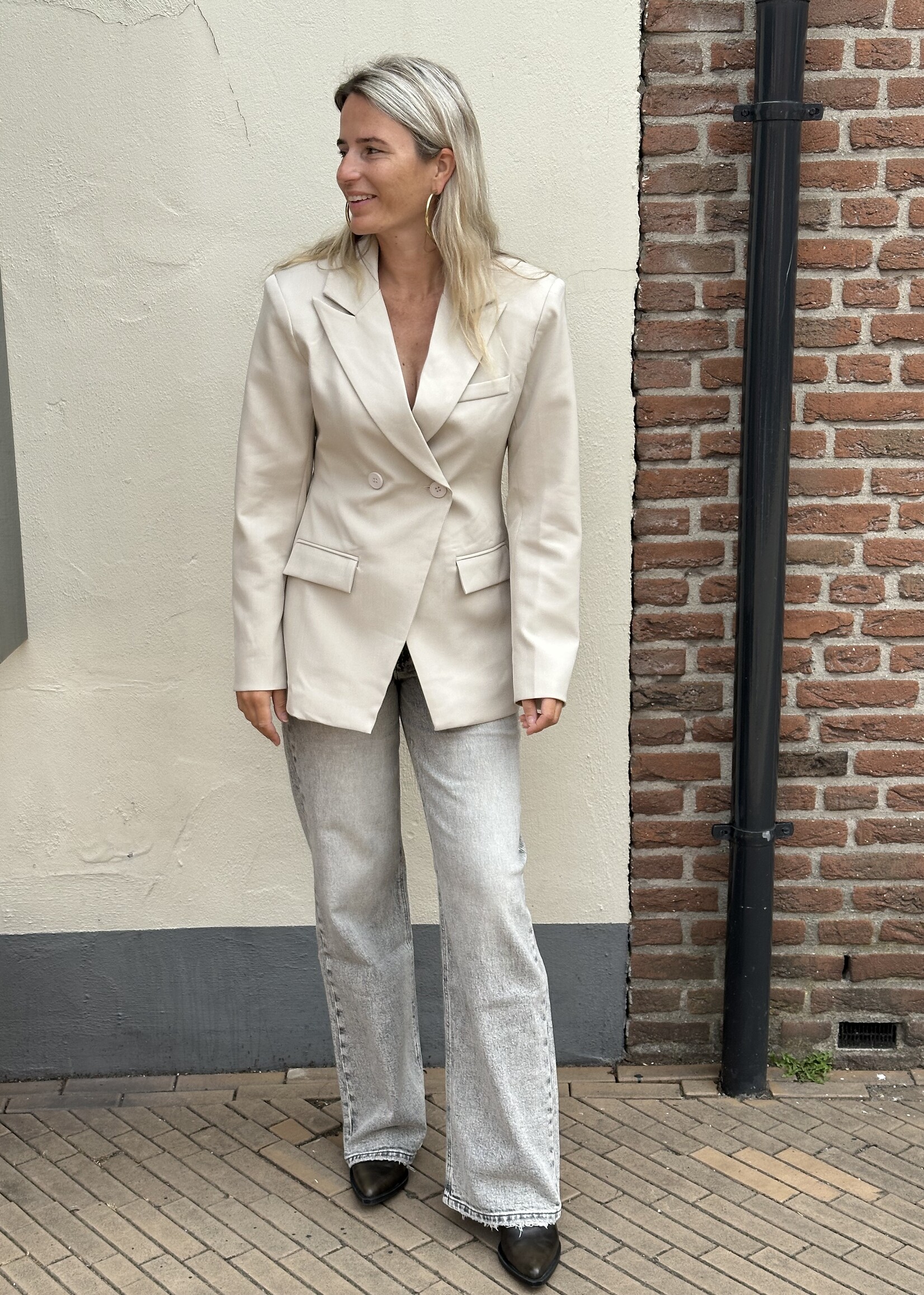 Ambika Blazer Pip - Creme