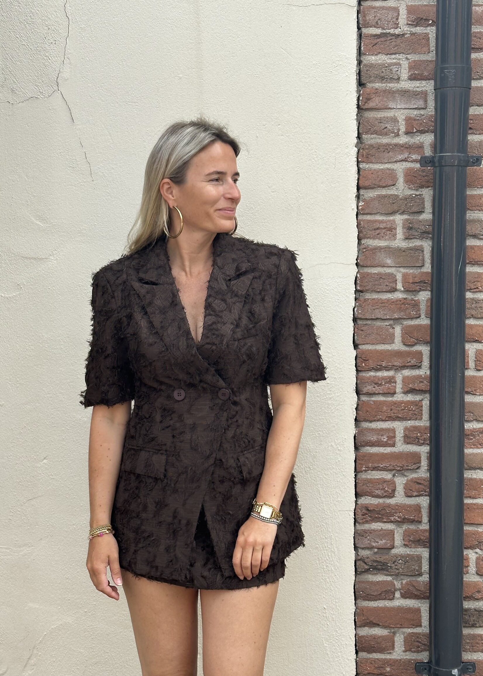 Ambika Blazer Saar - Bruin