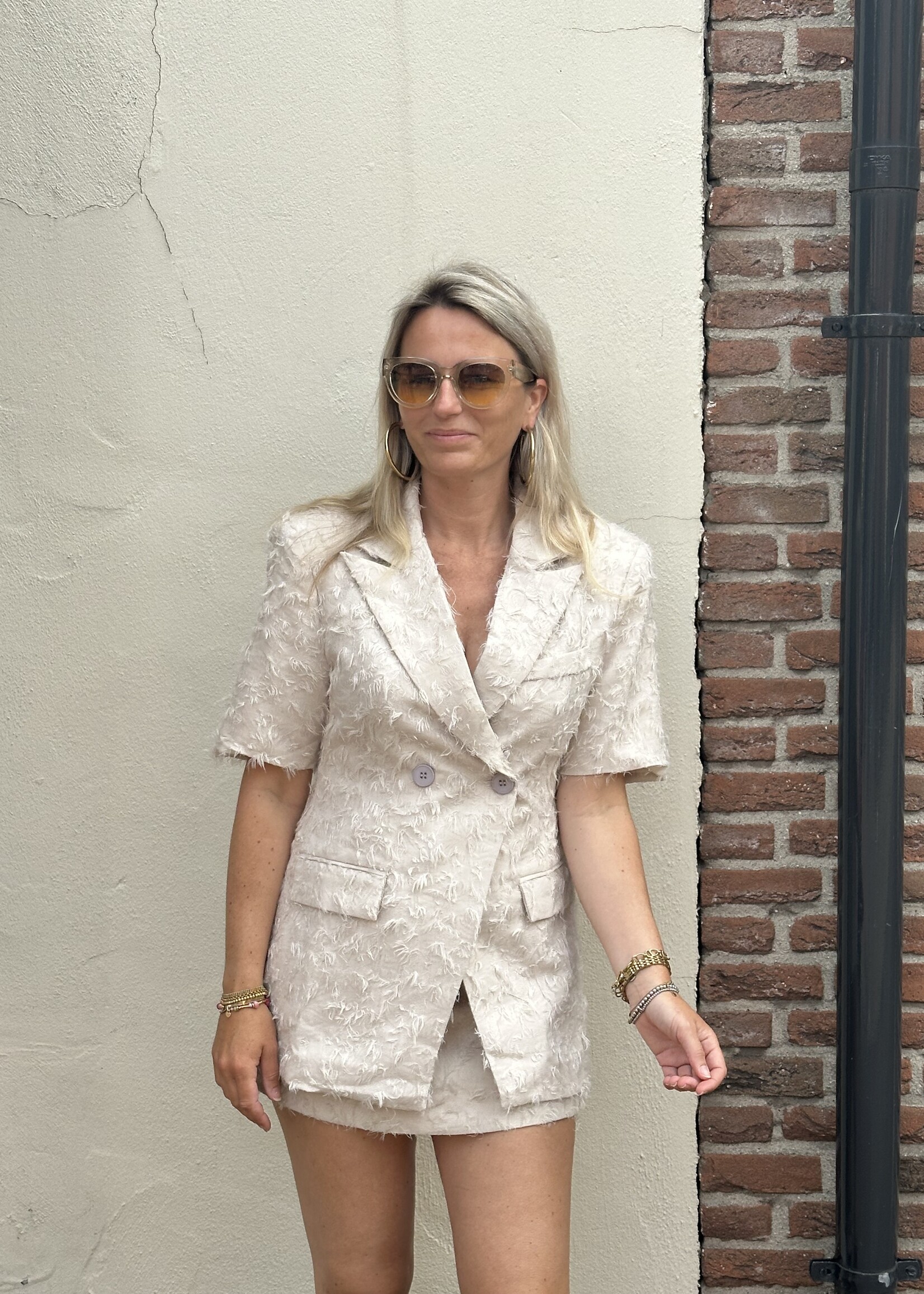 Ambika Blazer Saar - Creme