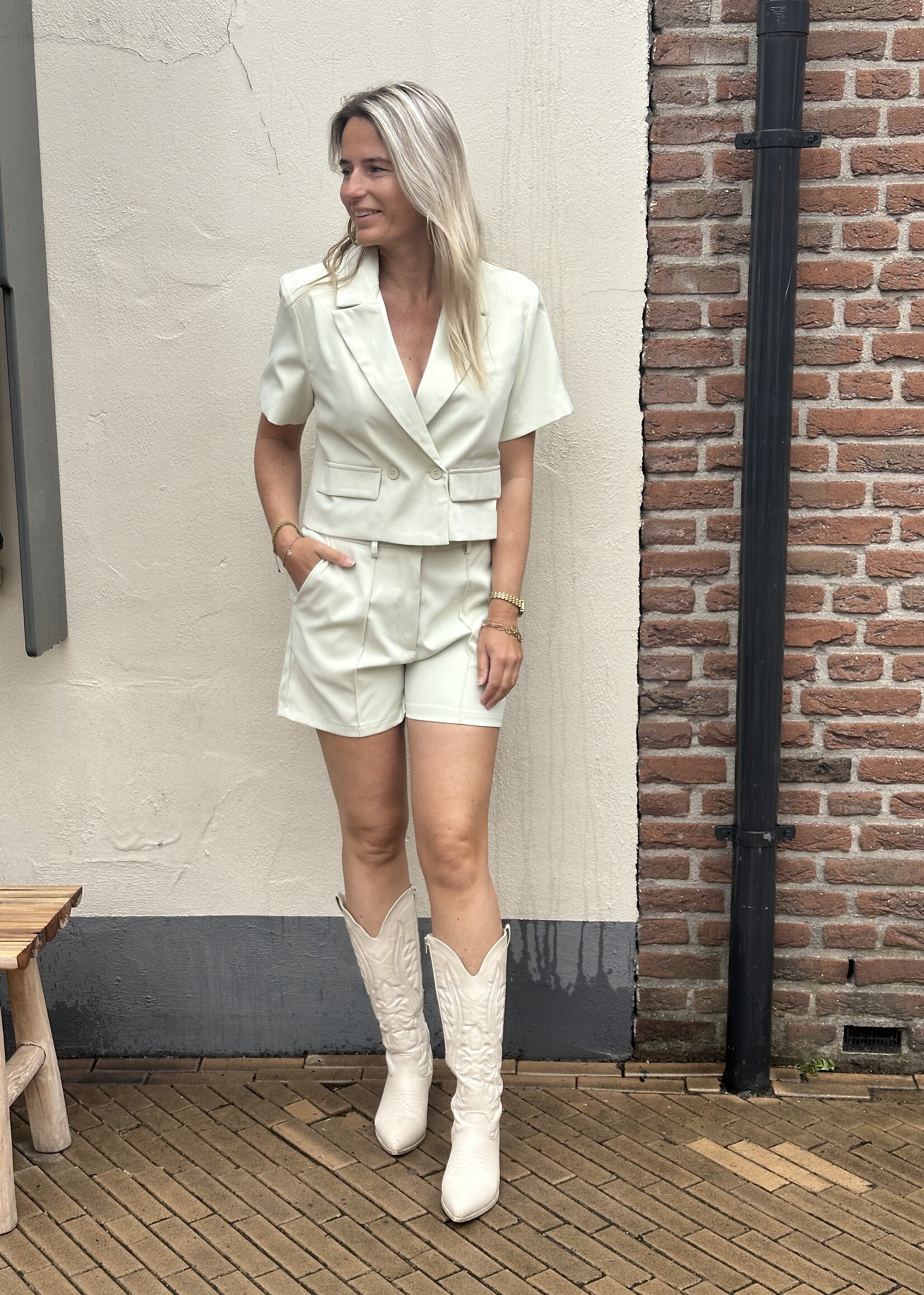 Azzuro Short Mintgroen