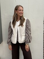 Pieces Pieces June Teddy Vest