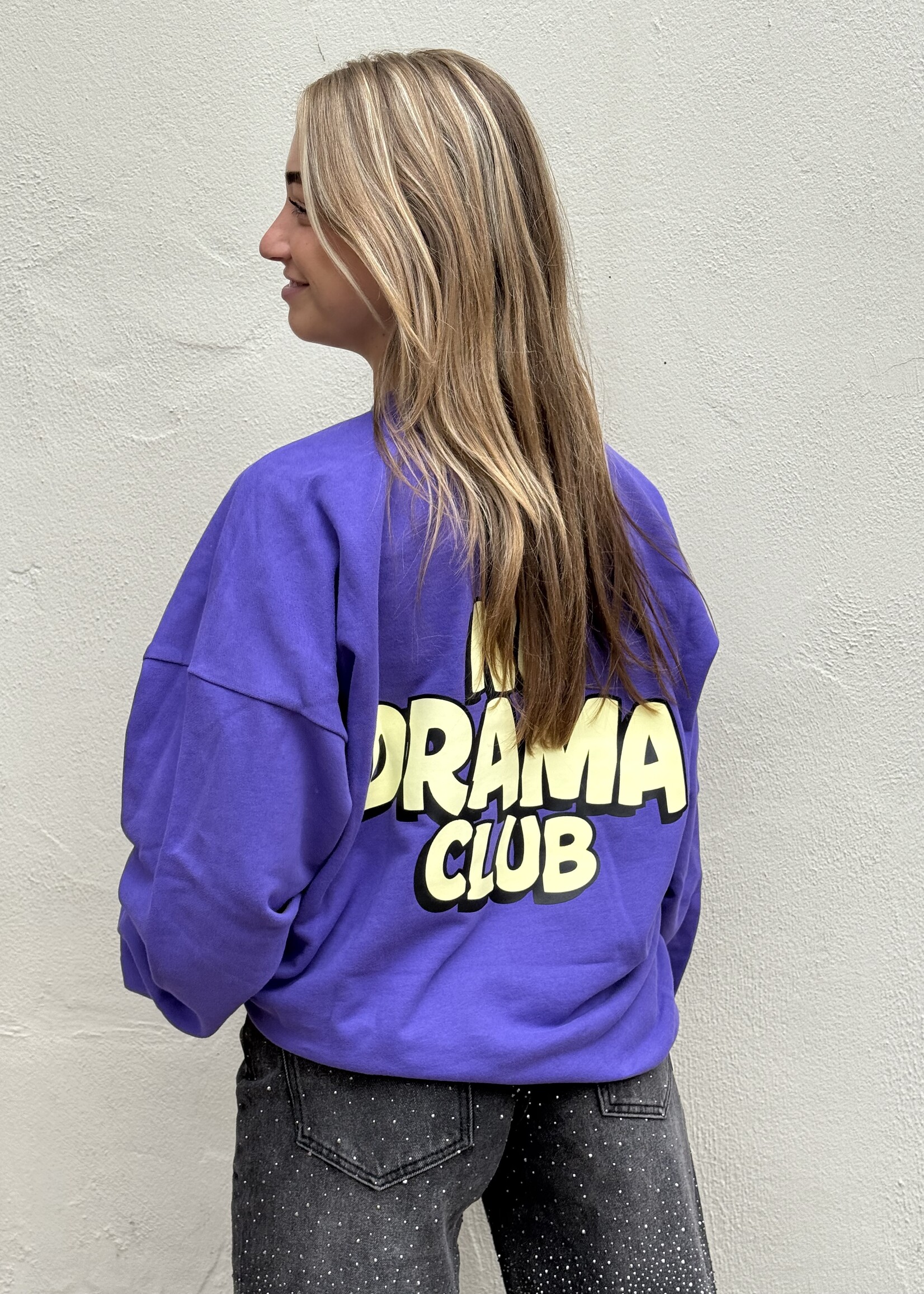Harper & Yve Harper & Yve - No Drama Club sweater paars -