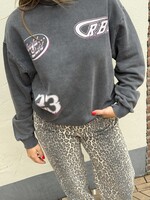 Colourful Rebel Colourful Rebel - Acid Sweater grijs