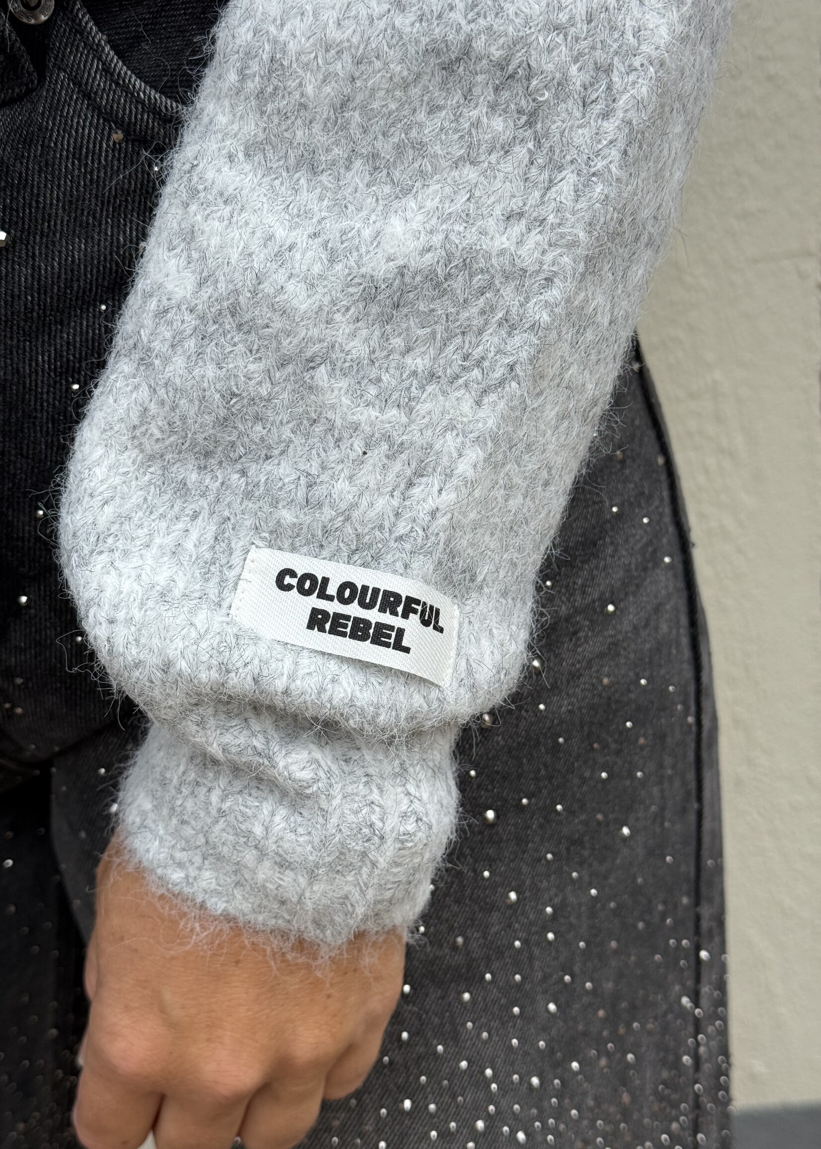 Sparkle jeans - grey