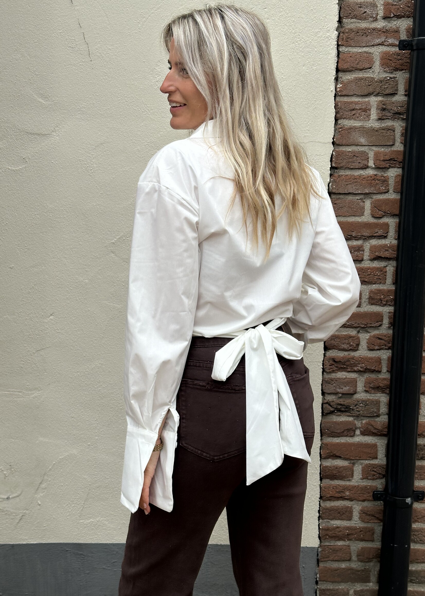 Queen Hearts Jeans Brown sparkle