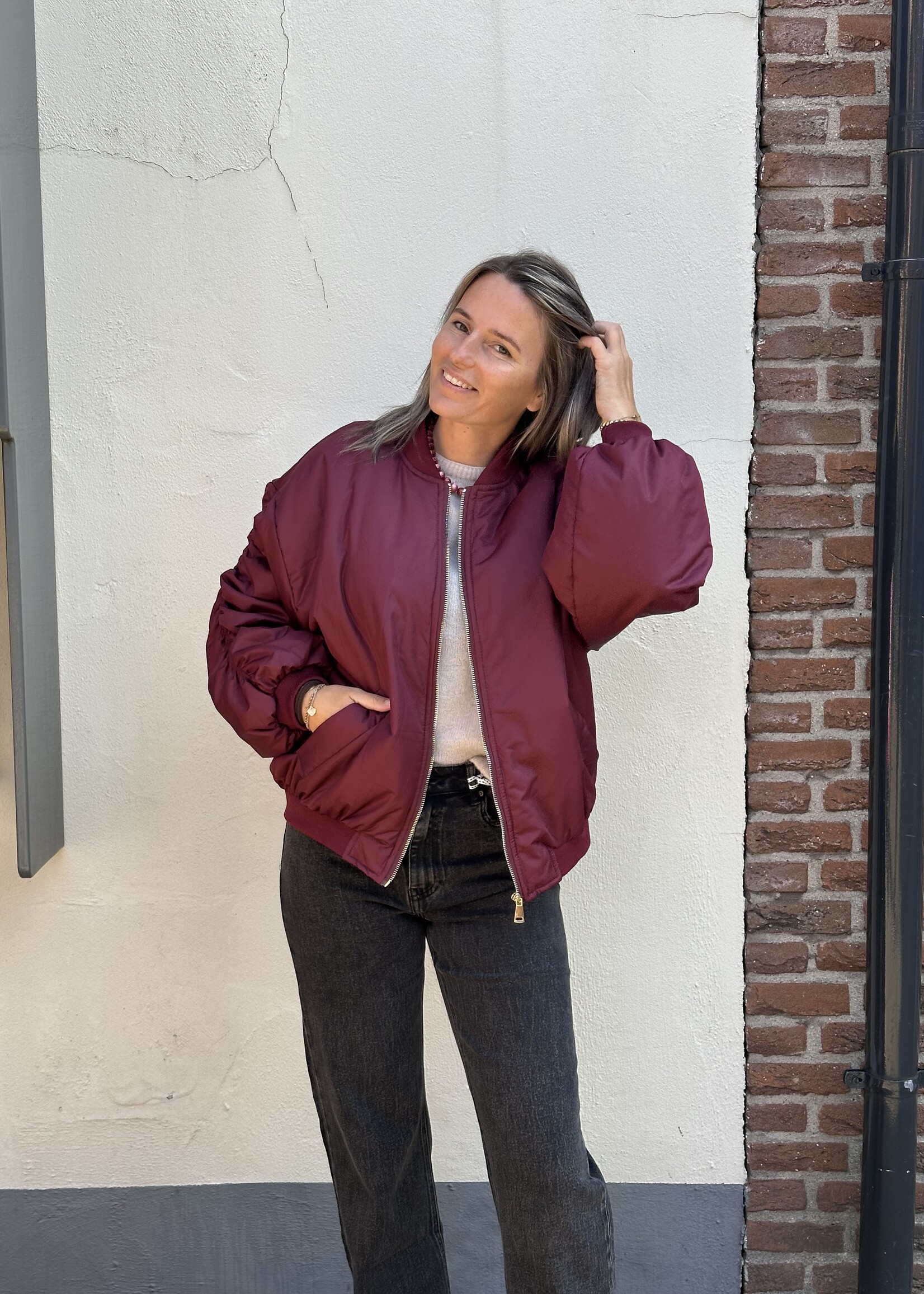 Bomber Lilly - bordeaux