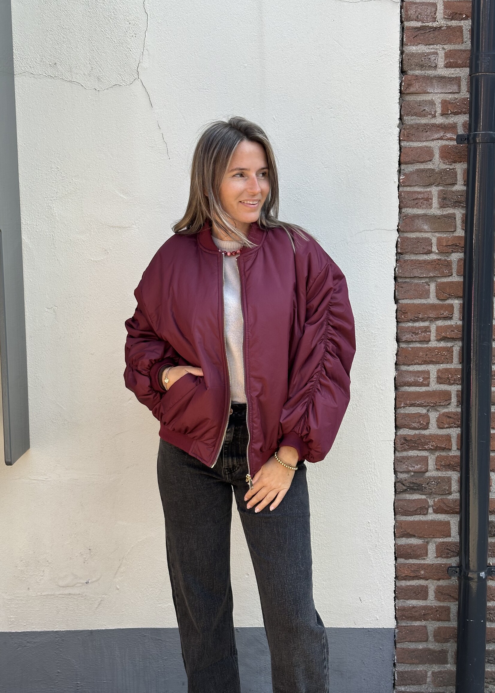 Bomber Lilly - bordeaux