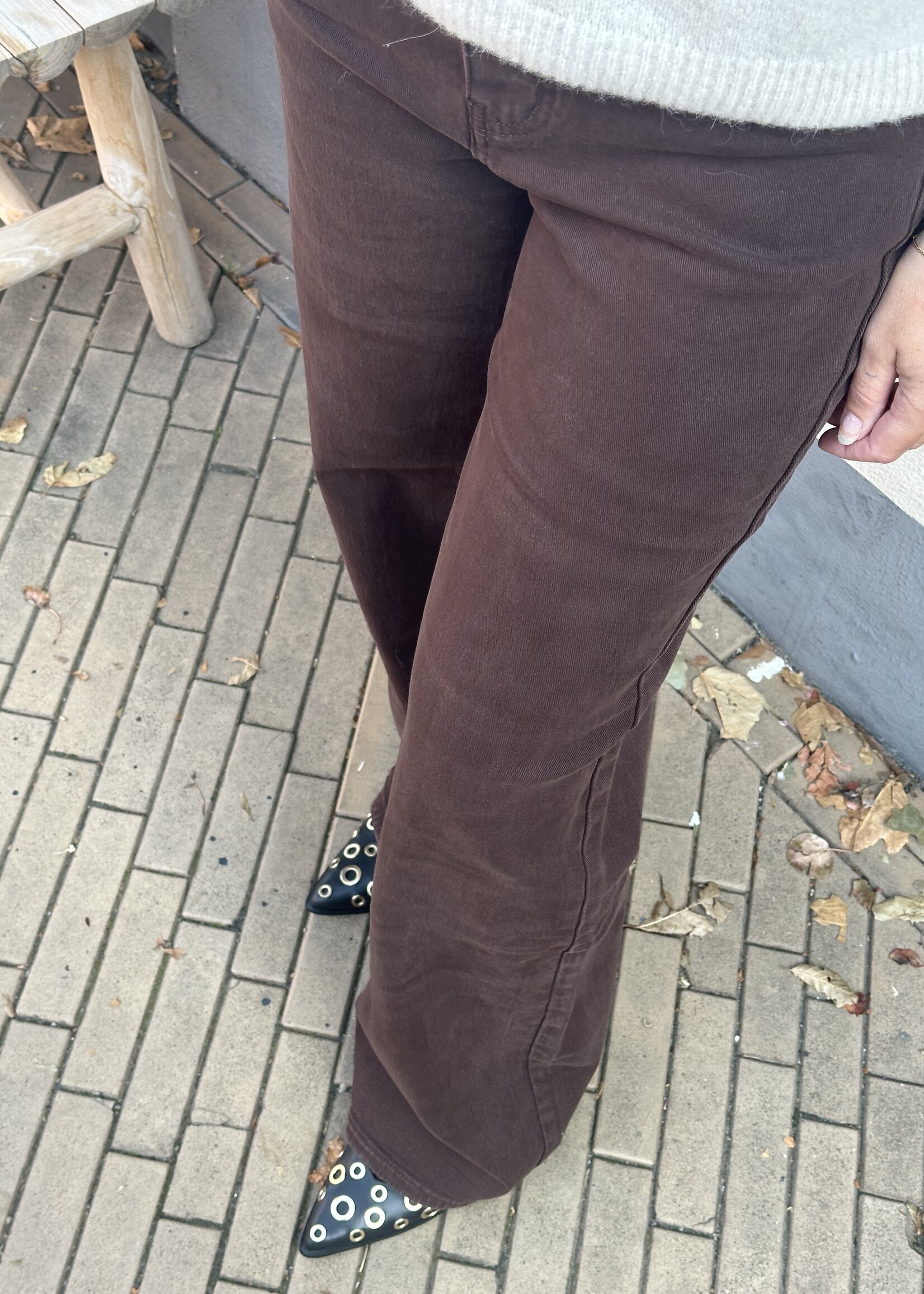 Jeans straight Brown -