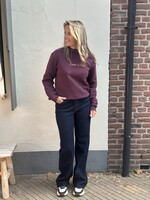 Colourful Rebel Colourful Rebel Relaxed Sweater - bordeaux