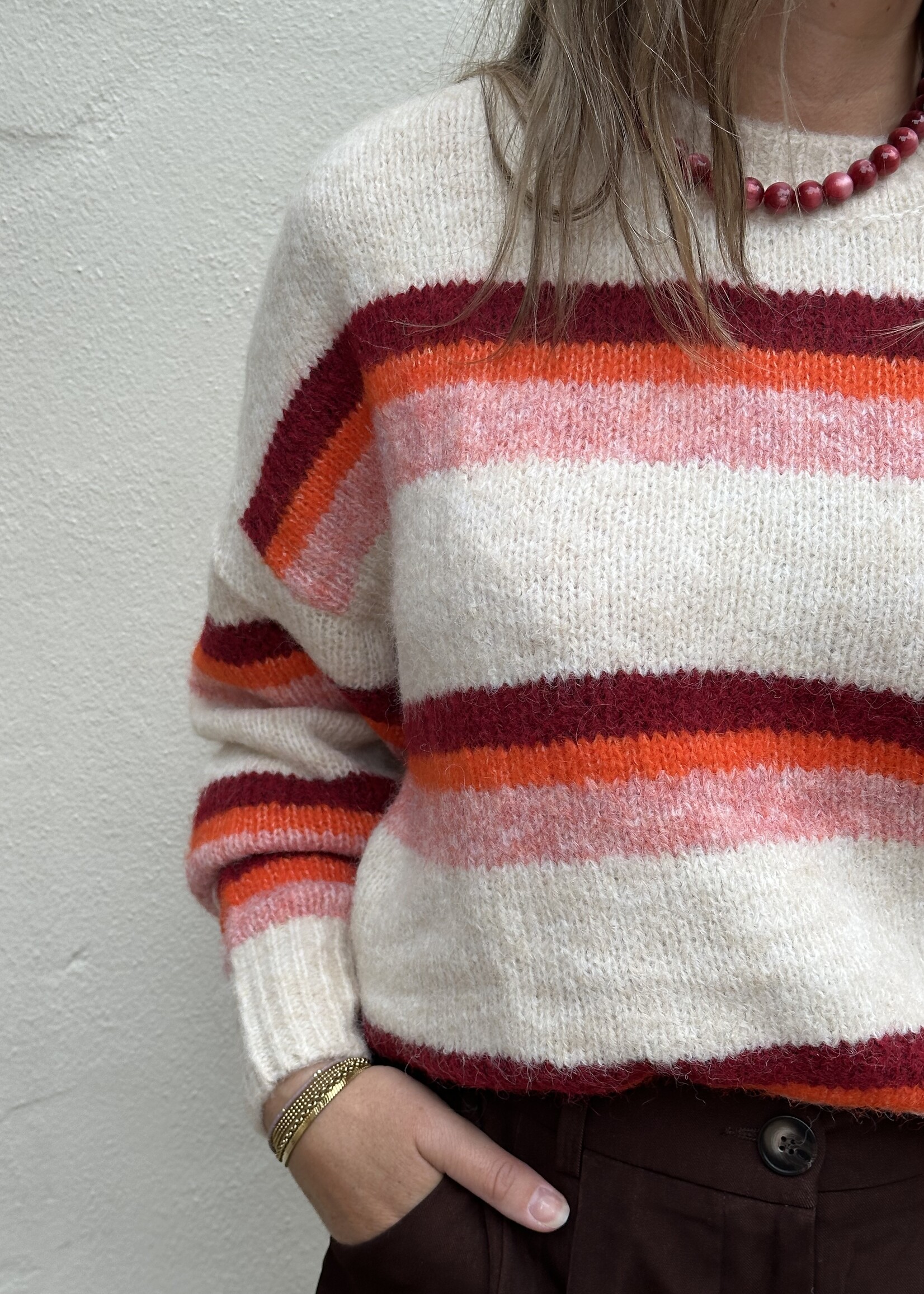 Colourful Rebel Colourful Rebel Olivia Stripe knit