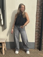 Party top - zwart