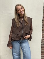 Gilet Oversized - brown