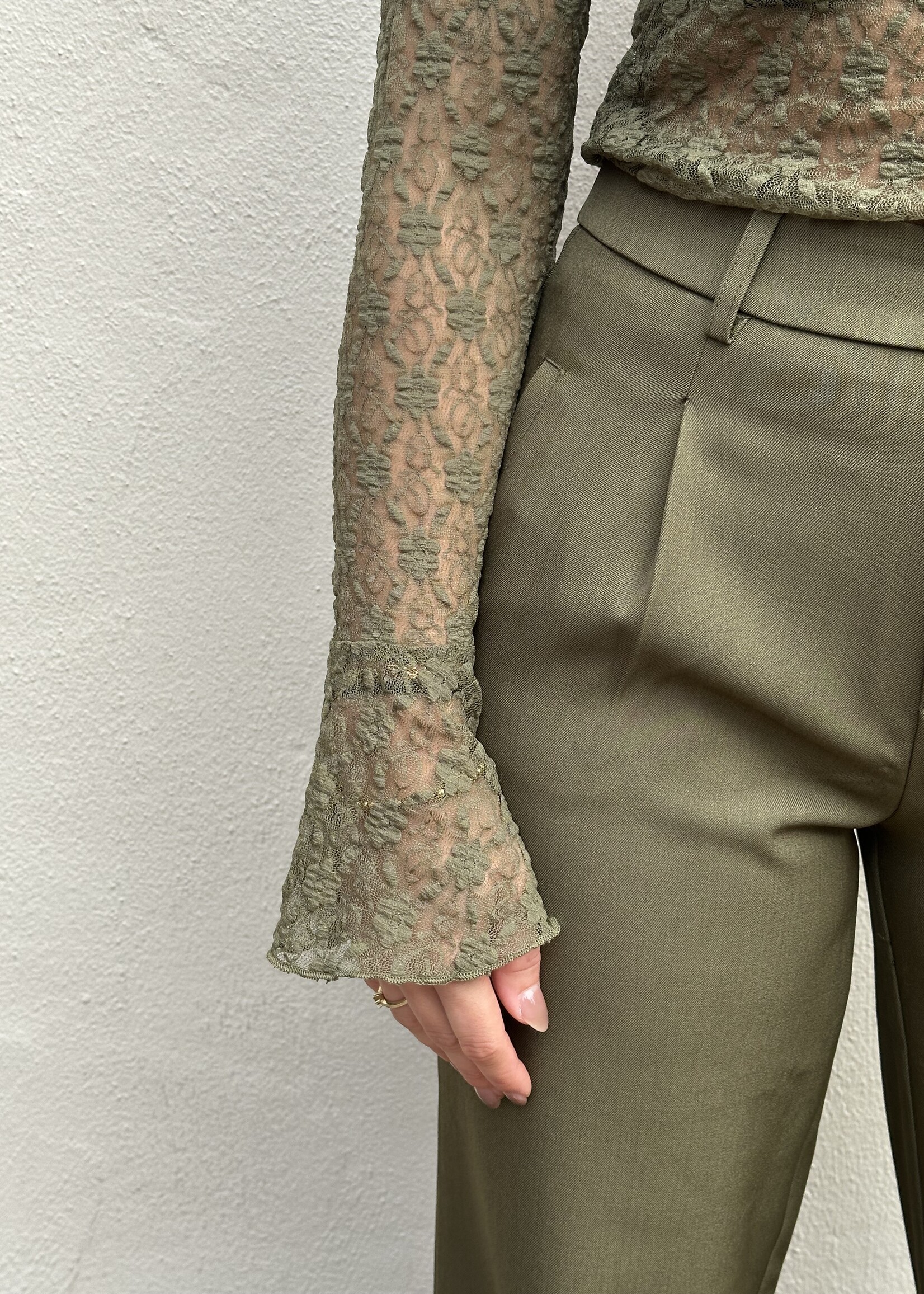 Ambika Lace top - Groen -