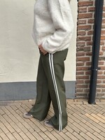 Pantalon stripes - Groen