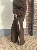 Pantalon stripes - bruin