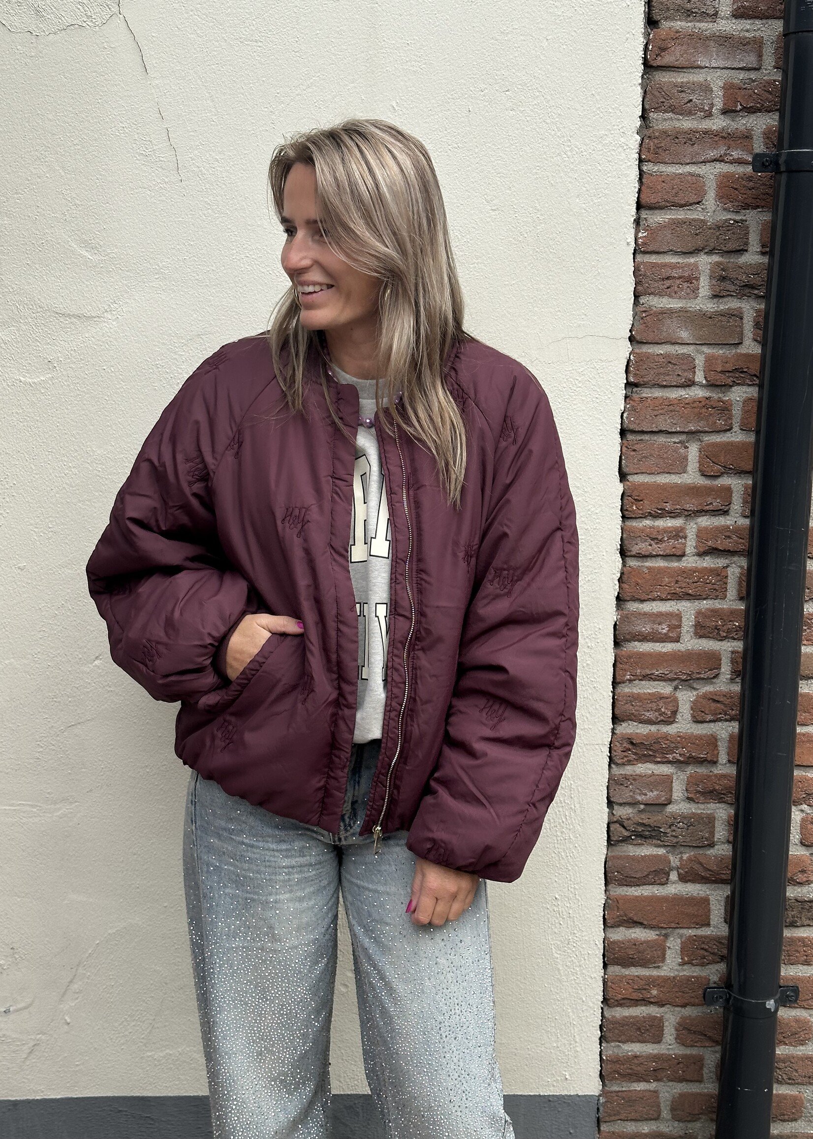 Harper & Yve Harper & Yve Nori Jacket - Wine Berry-