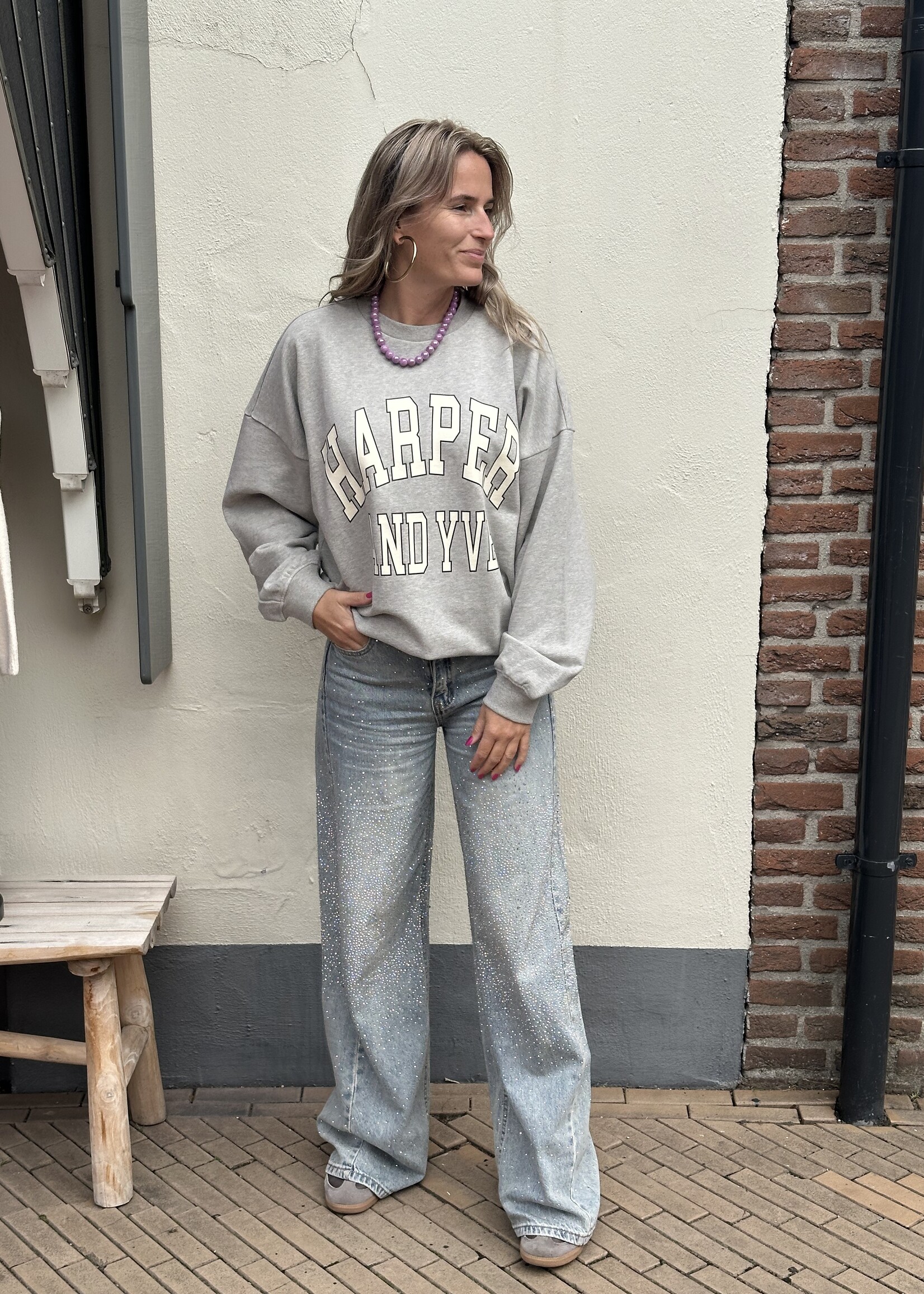 Harper & Yve Harper & Yve Nori Varsity sweater -