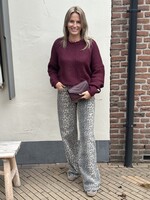 Colourful Rebel Colourful Rebel Olivia Knitted Sweater - bordeaux