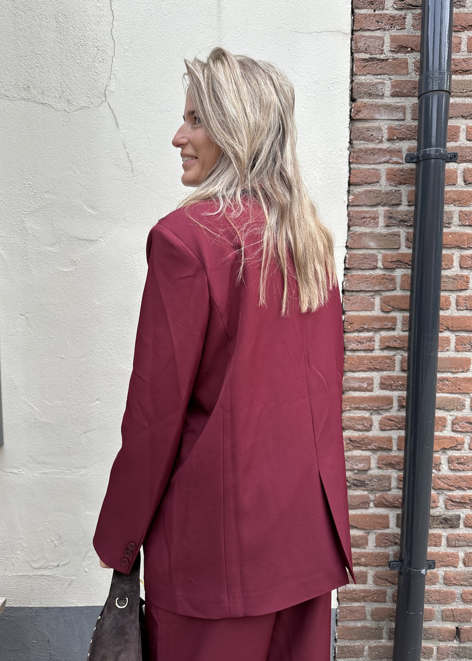 Ambika Blazer Bowie - Bordeaux -