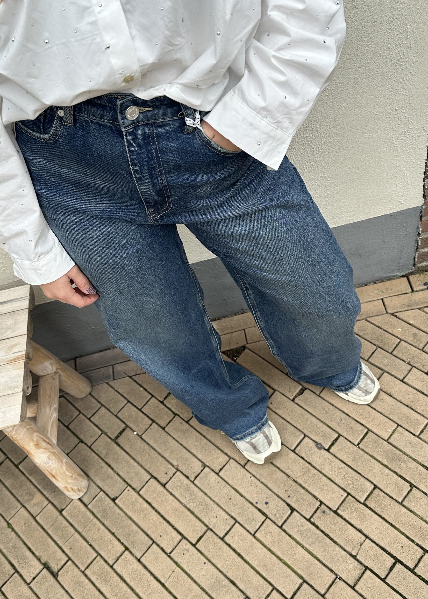 Queen Hearts Jeans extra wide leg -