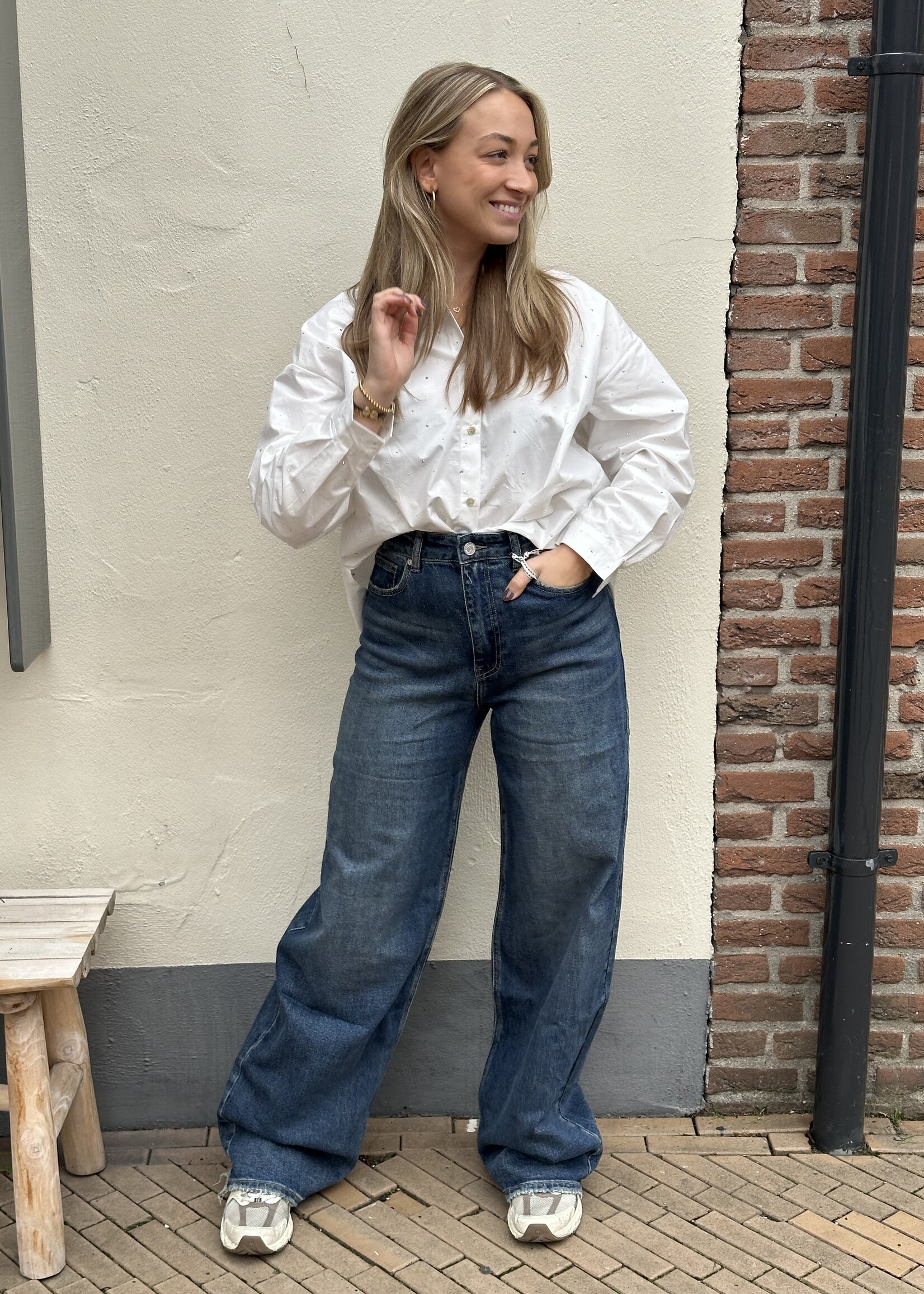 Queen Hearts Jeans extra wide leg -