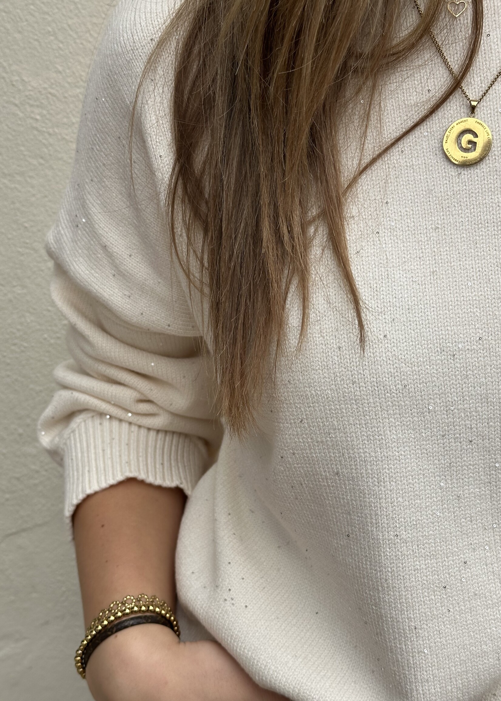 Ambika Trui Sparkles - off white