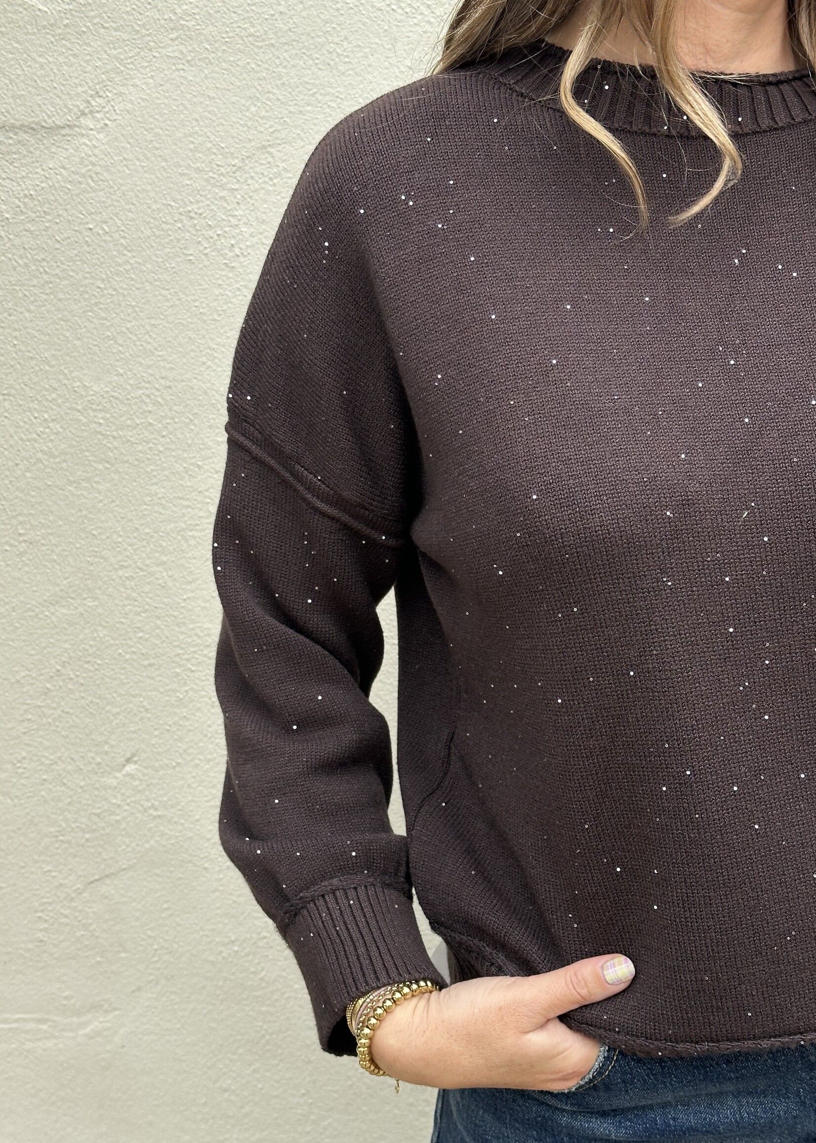 Ambika Trui Sparkles - brown