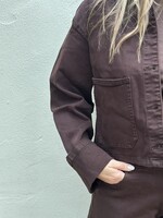 Jeans jacket Marly - brown