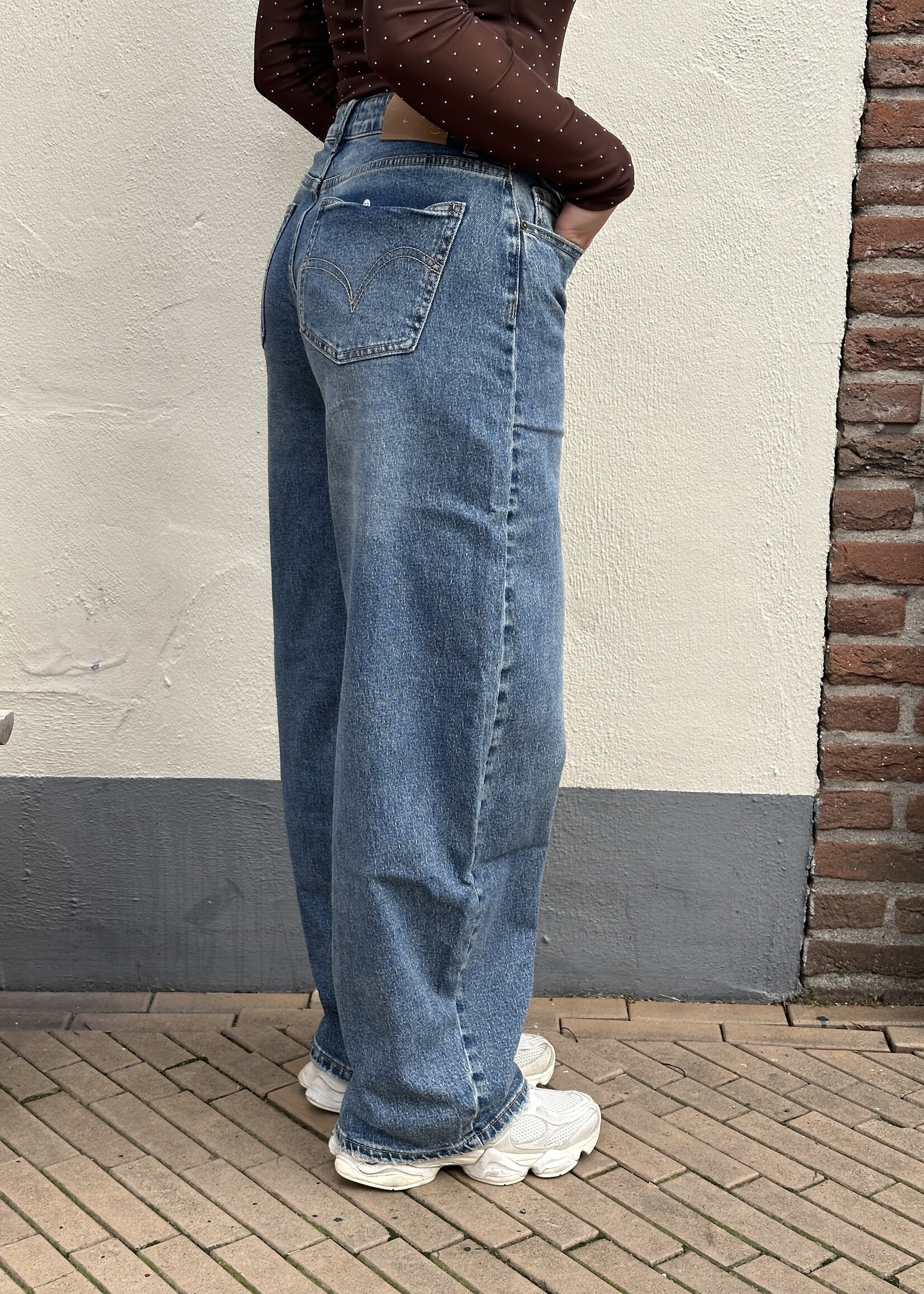 Queen Hearts Jeans Ballon - blue