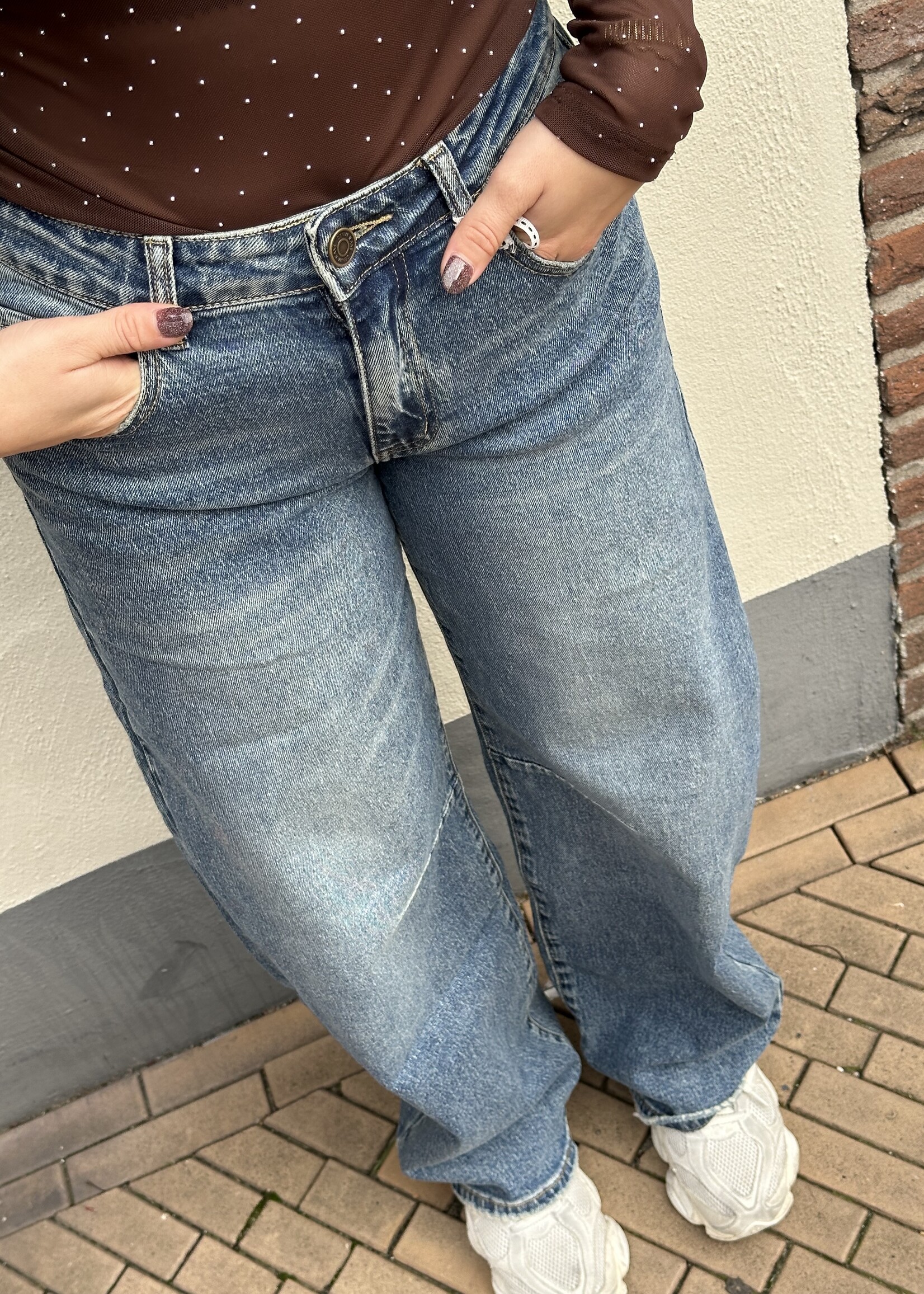 Queen Hearts Jeans Ballon - blue