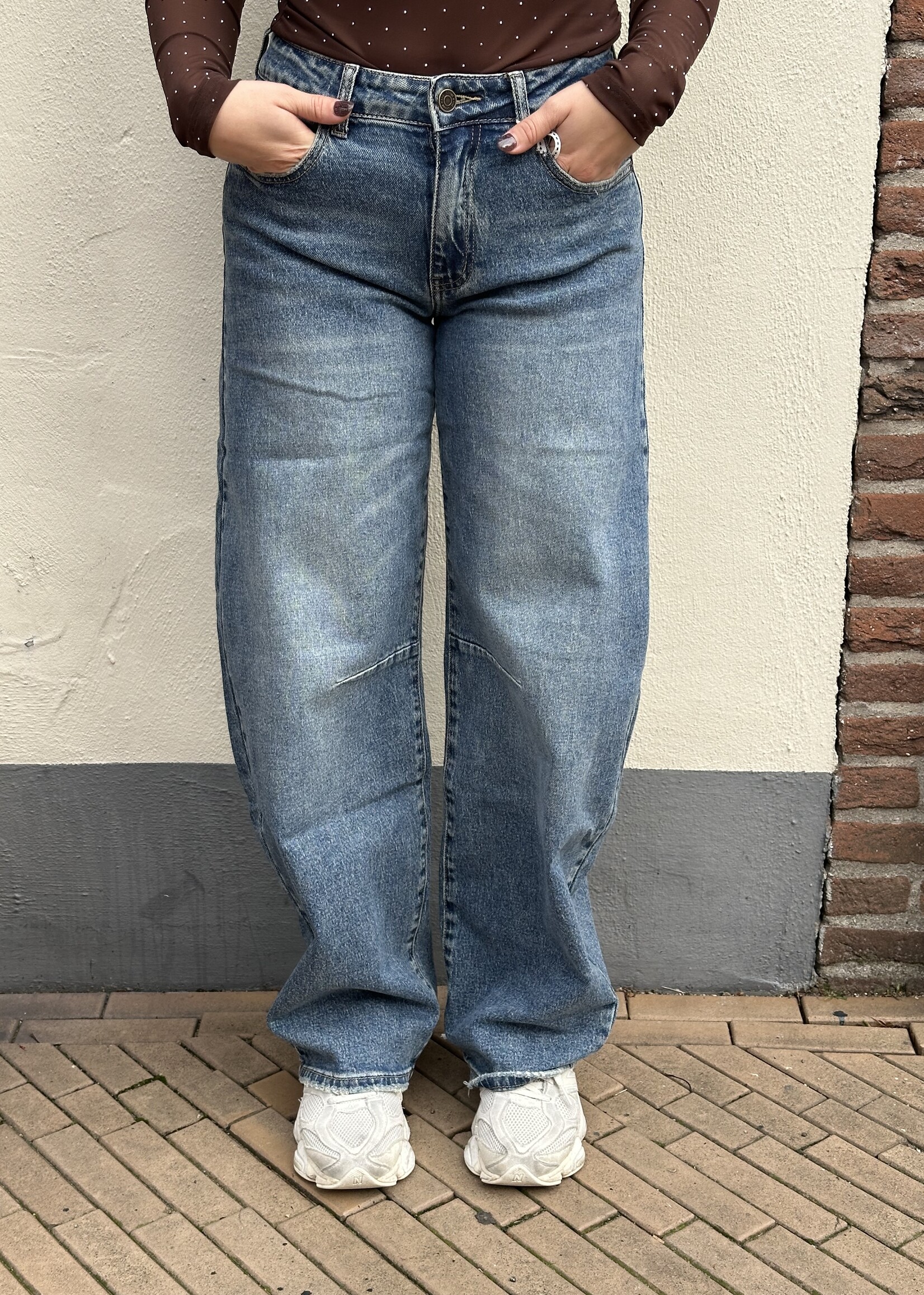 Queen Hearts Jeans Ballon - blue