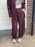 Ambika Pantalon Ballon fit - Wine red