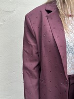 Ambika Blazer sparkles - wine red
