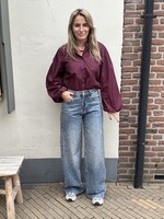 Blouse Ballon Bordeaux - one size
