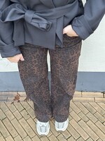 Queen Hearts Jeans Dark brown Leo