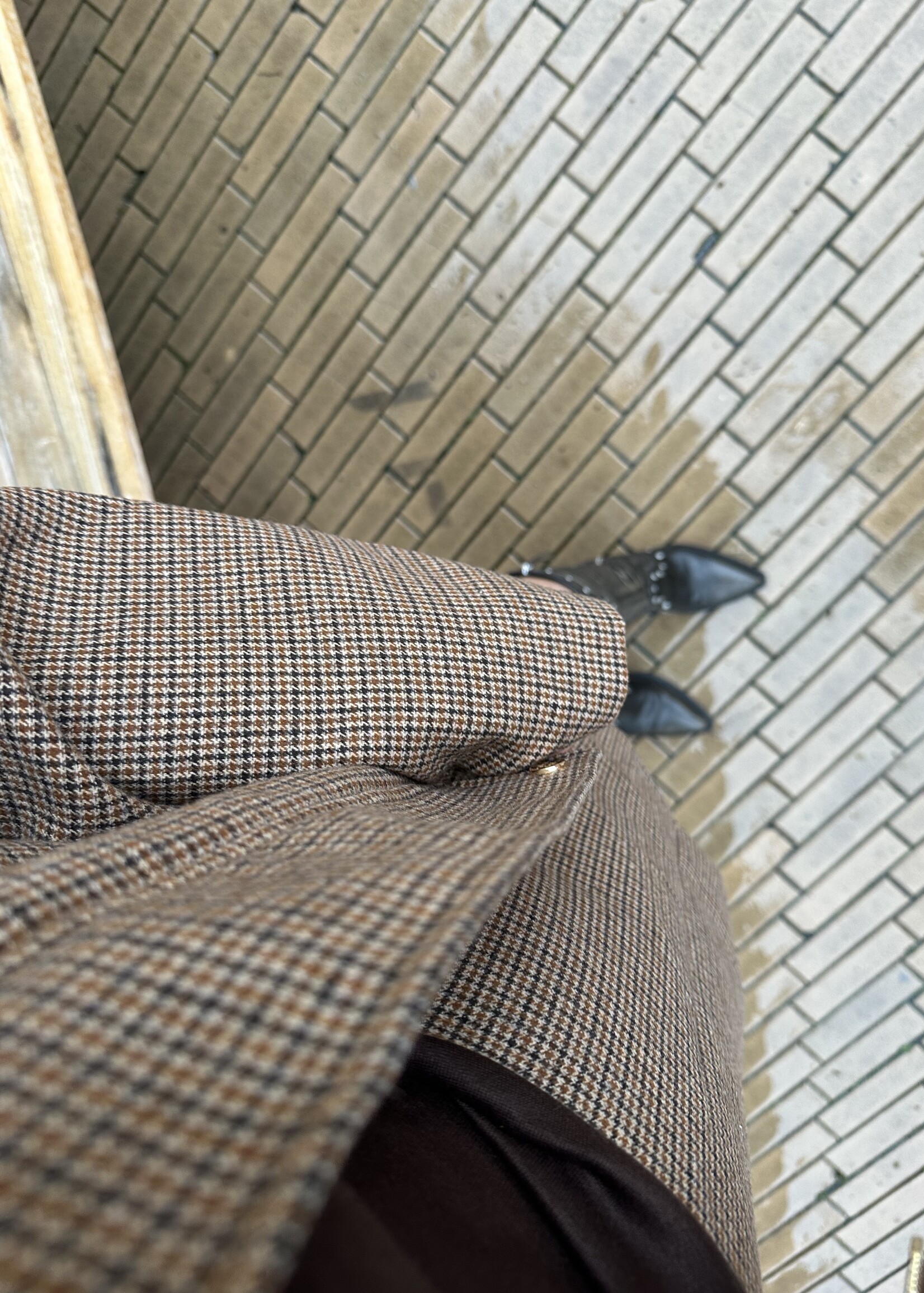 Bomber jas ruitjes -