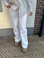 Queen Hearts Jeans off White straight & Tall -