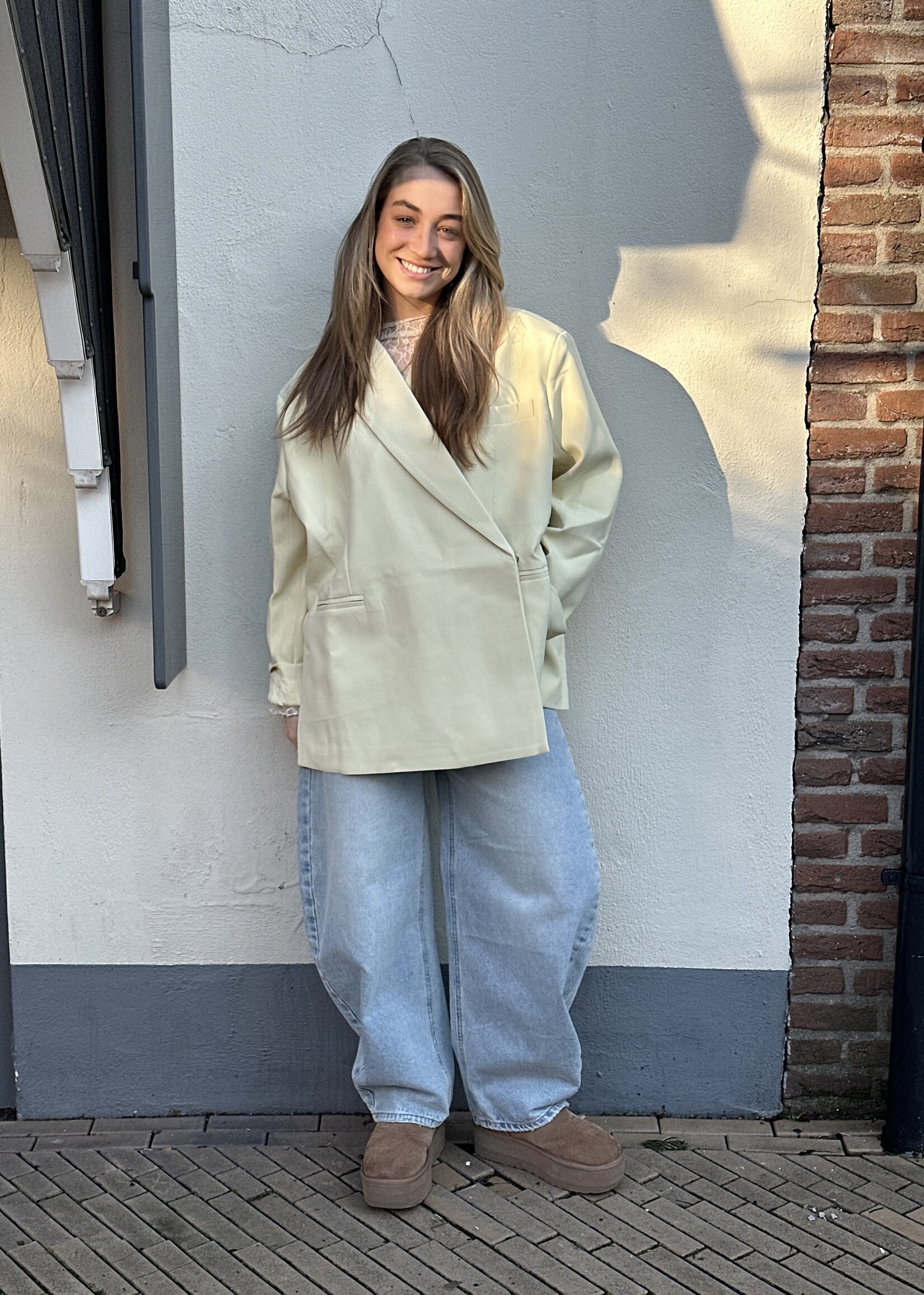 Ambika Blazer Oversized - Yellow