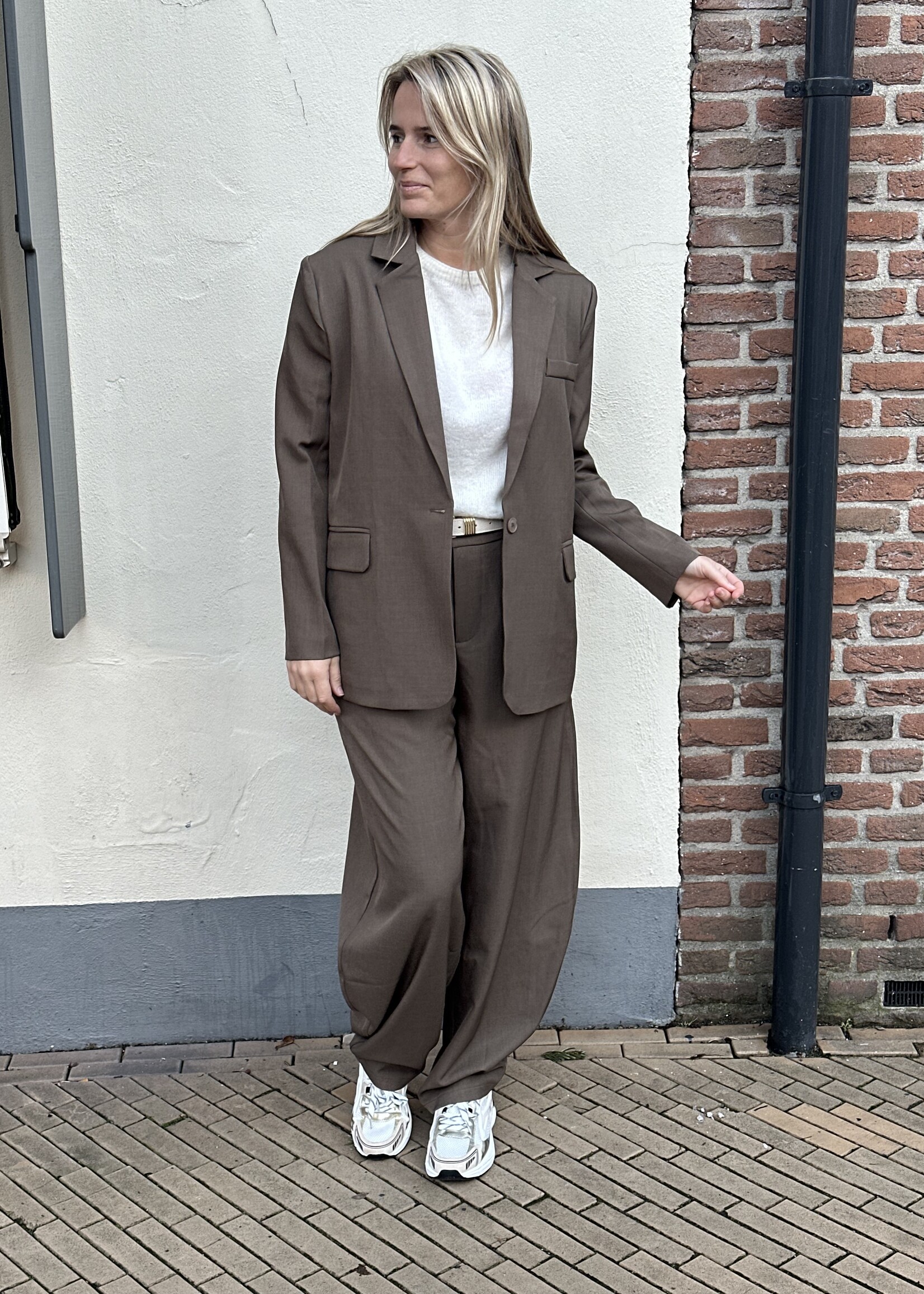 Ambika Balloon pantalon Anqi - Taupe