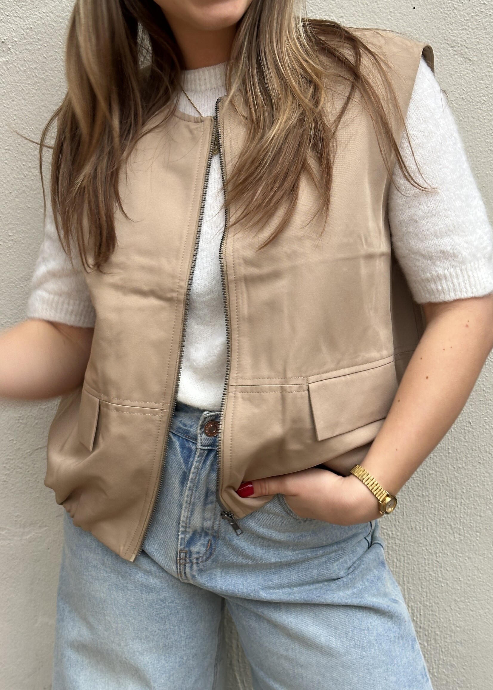 Pieces Pieces Bomber Vest