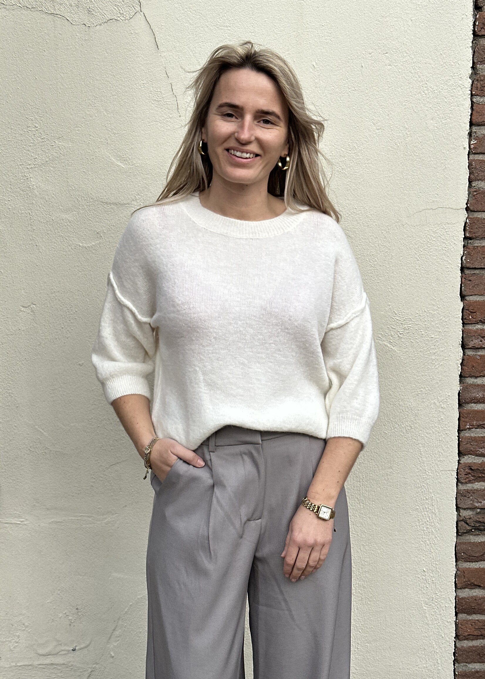 Trui Juna - Warm white