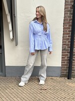 Blouse stripes - blauw -