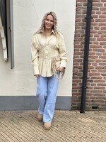 Ambika Blouse Evy stripes - yellow