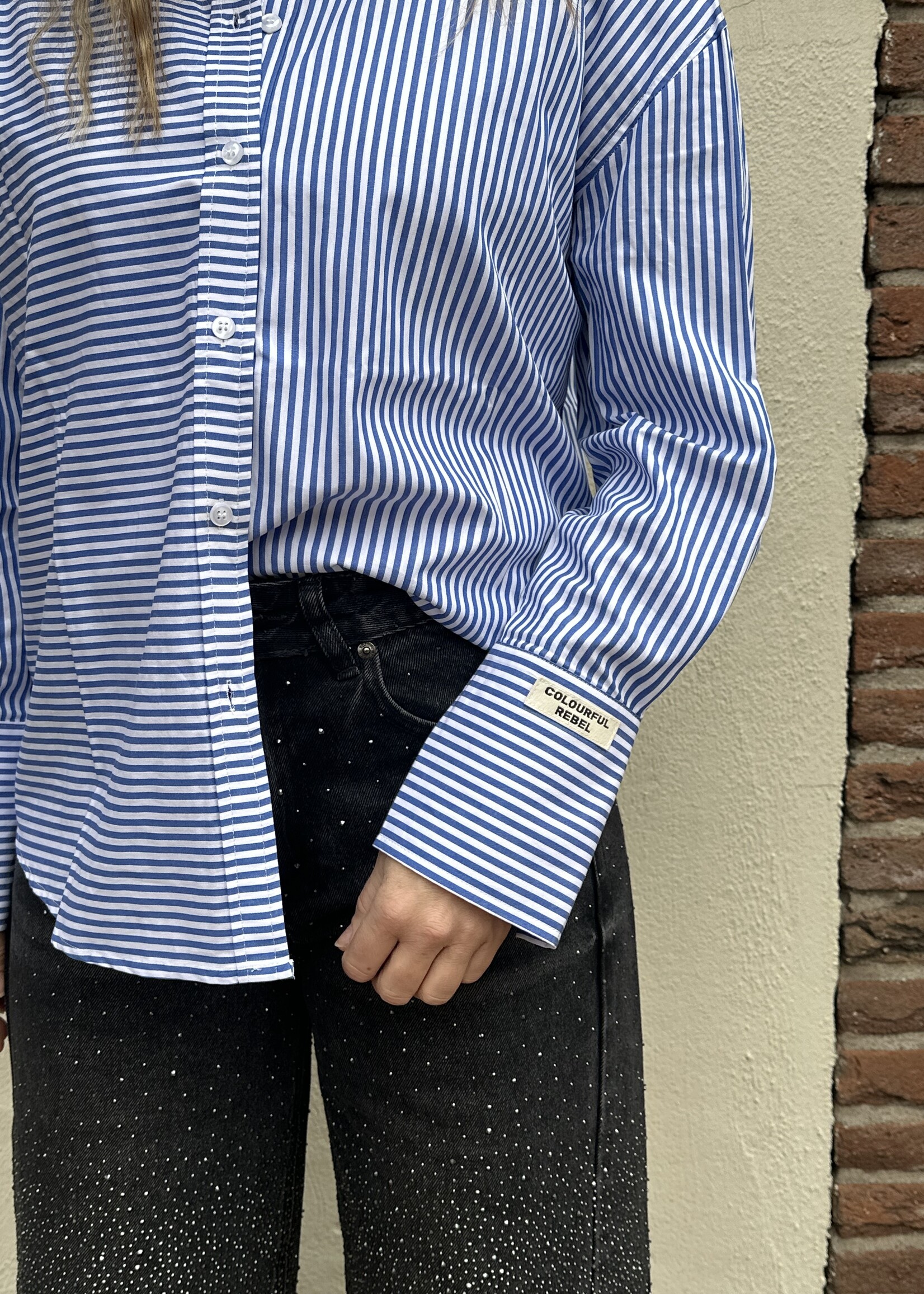 Colourful Rebel Colourful Rebel Talia Striped Blouse -