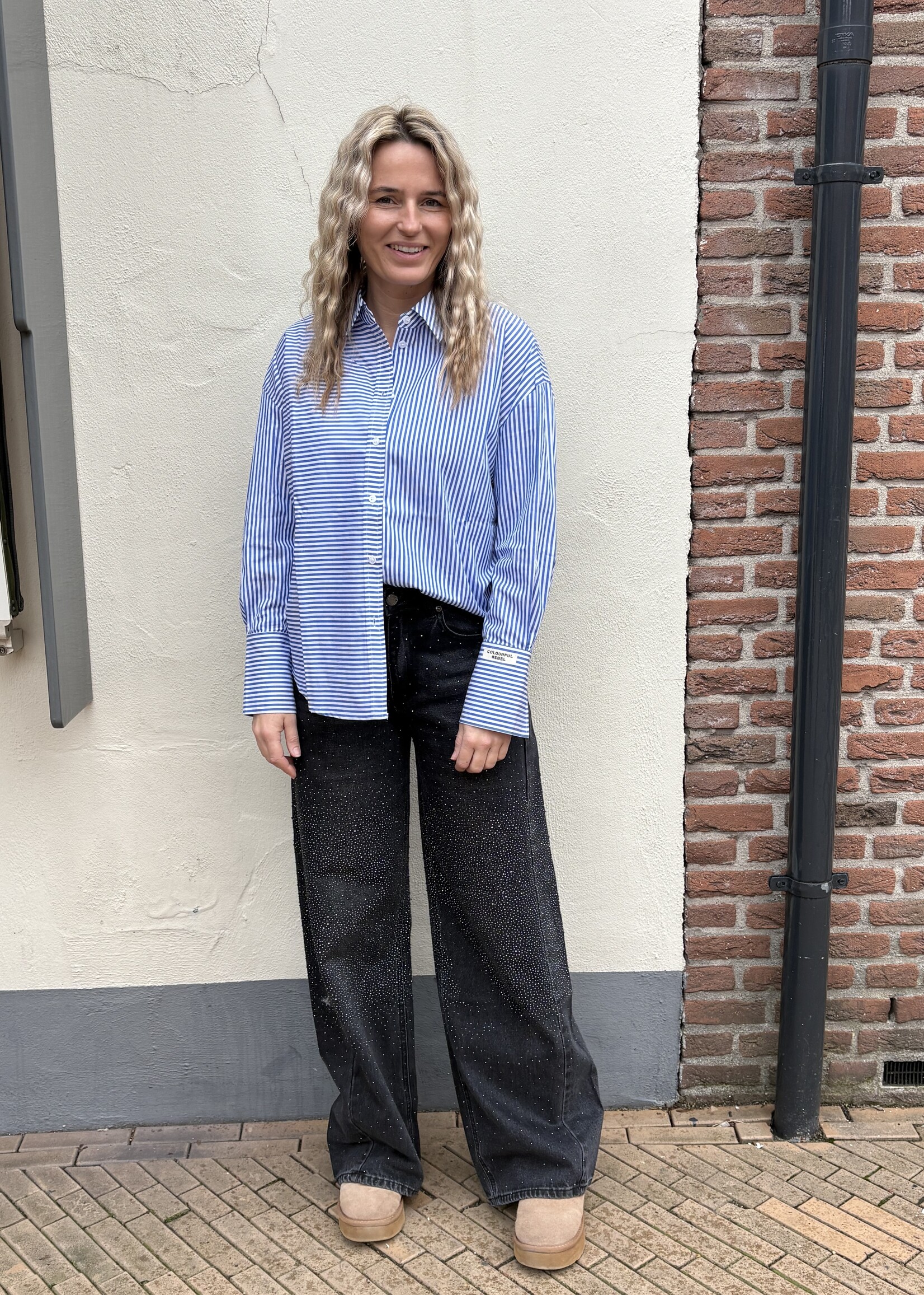 Colourful Rebel Colourful Rebel Talia Striped Blouse -