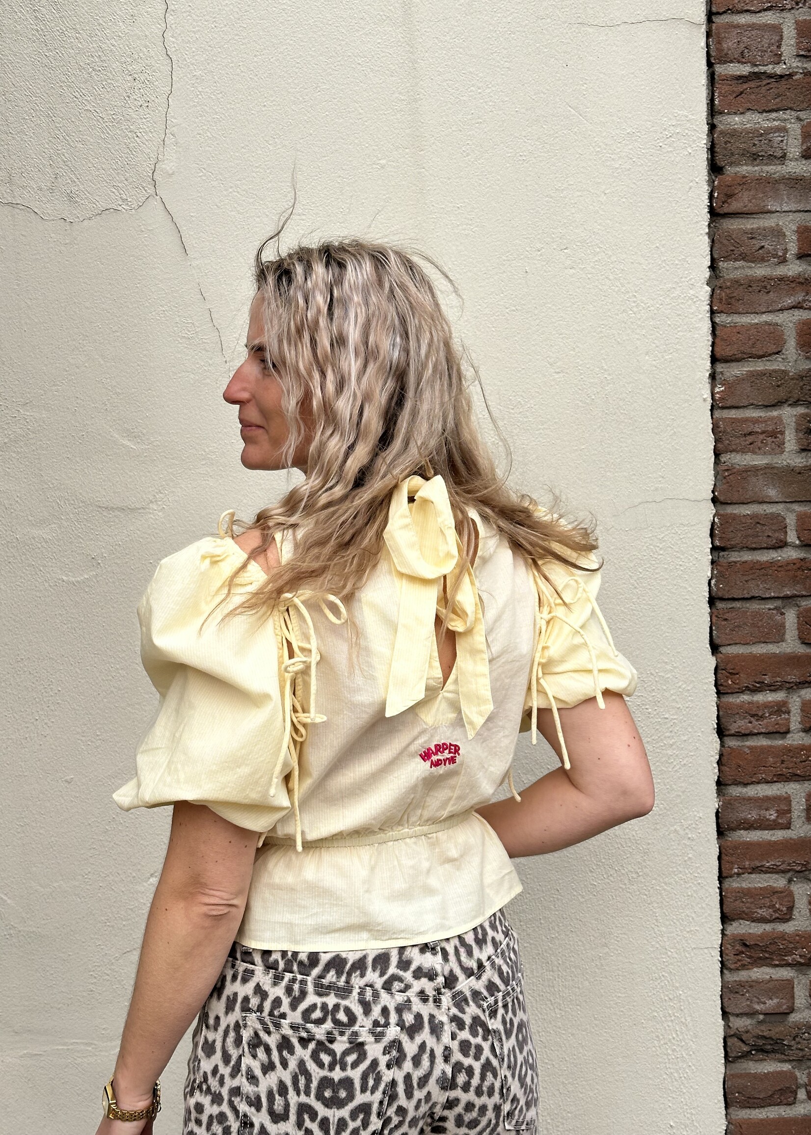 Harper & Yve Harper & Yve - Jacey Yellow stripe