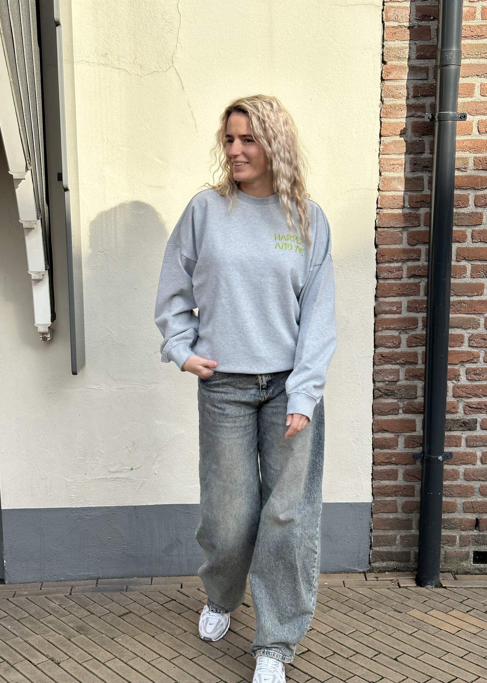 Harper & Yve Harper & Yve - Club avocado sweater -